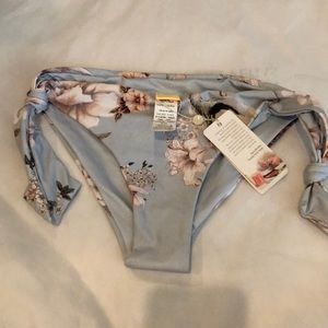 BNWT large bikini bottom. Aqua bendita